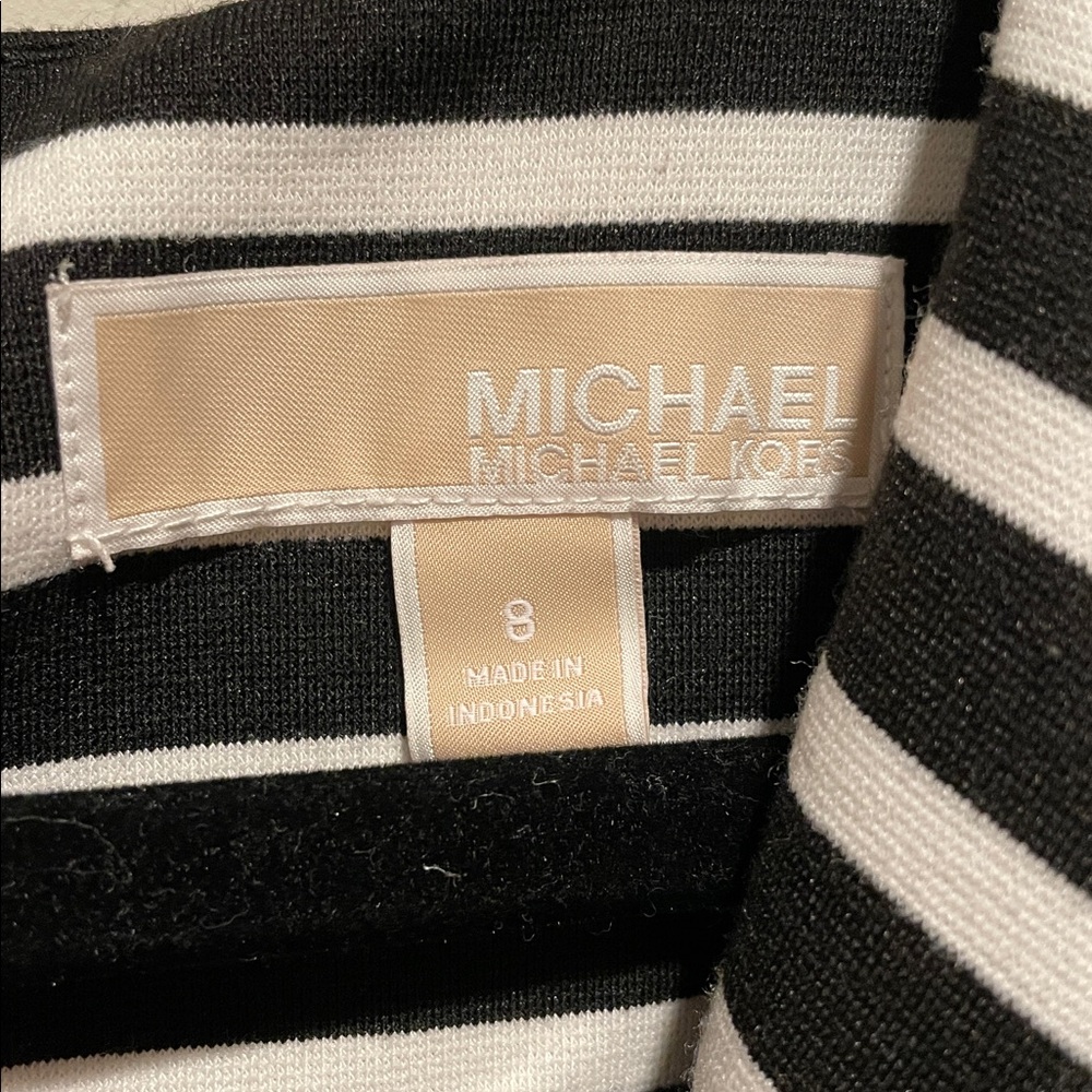 Michael Kors striped sleeveless skater dress - Picture 4 of 6